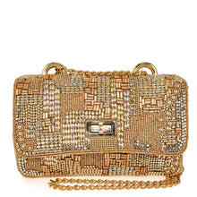 Load image into Gallery viewer, Mary Frances "Golden Idol" Crossbody Handbag