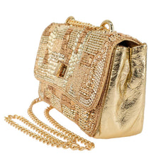 Load image into Gallery viewer, Mary Frances "Golden Idol" Crossbody Handbag
