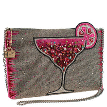 Load image into Gallery viewer, Mary Frances Pink Martini Crossbody Clutch Bag
