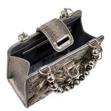 Load image into Gallery viewer, Mary Frances Silver Tropics Handbag