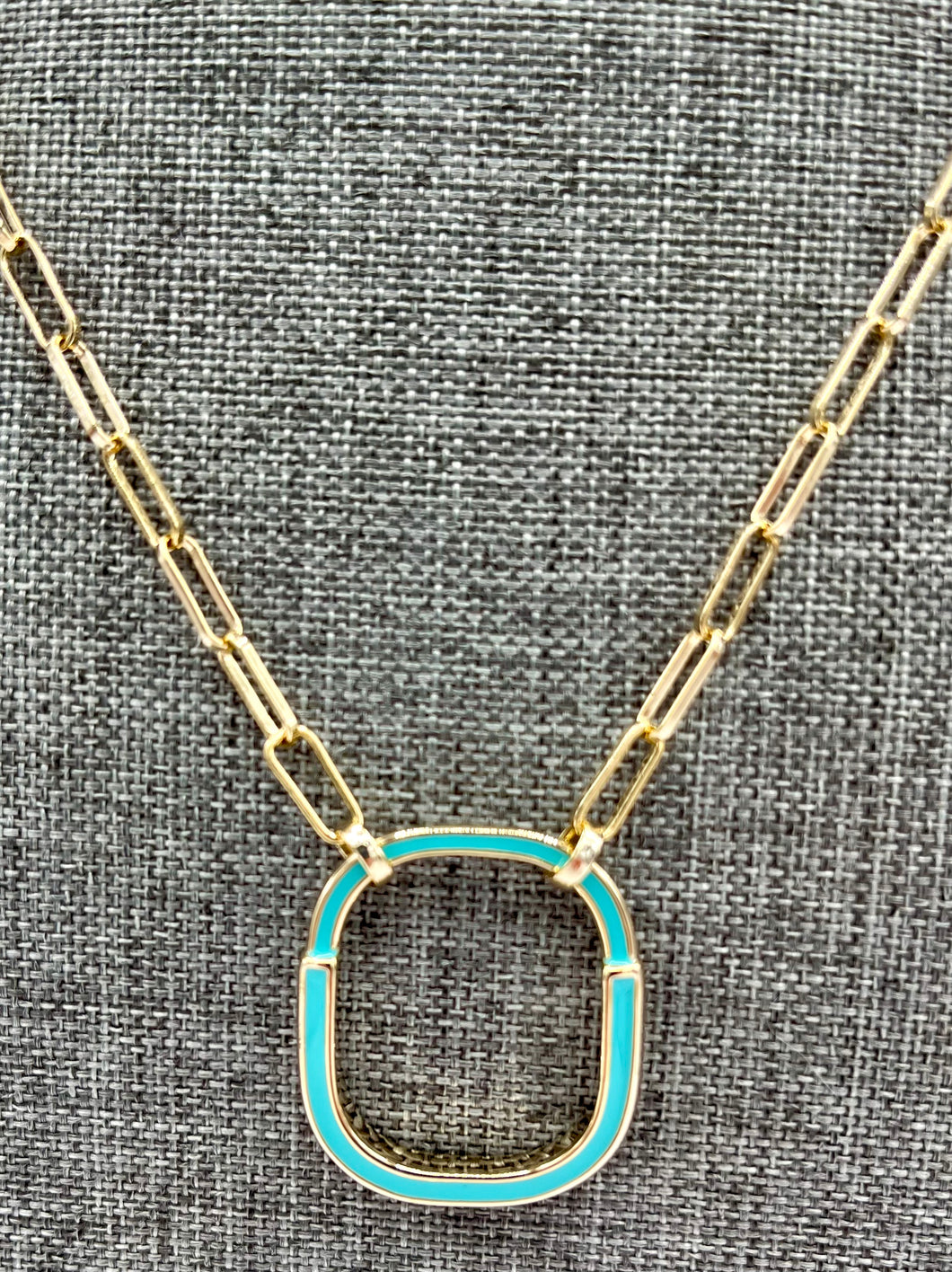 Thin Paperclip Necklace – Azil Boutique