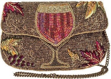 Mary Frances Wine Time Crossbody Clutch