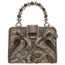 Load image into Gallery viewer, Mary Frances Silver Tropics Handbag
