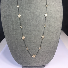 Load image into Gallery viewer, Pave Diamond Shaped Enhancers Necklace
